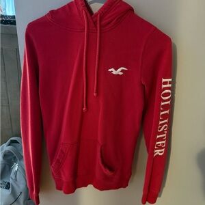 Red Hollister hoodie